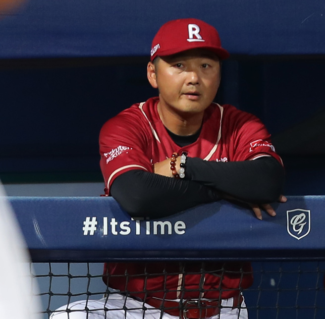 乐天桃猿二军总教练曾豪驹。（中时资料照）