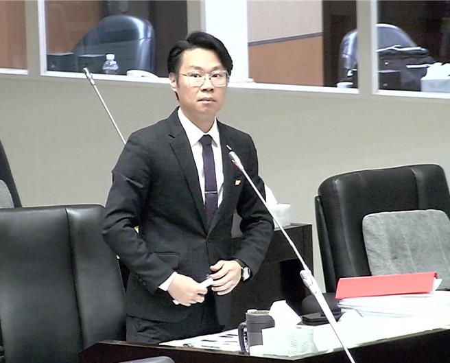 县议员陈光轩。（摘自县议会直播）