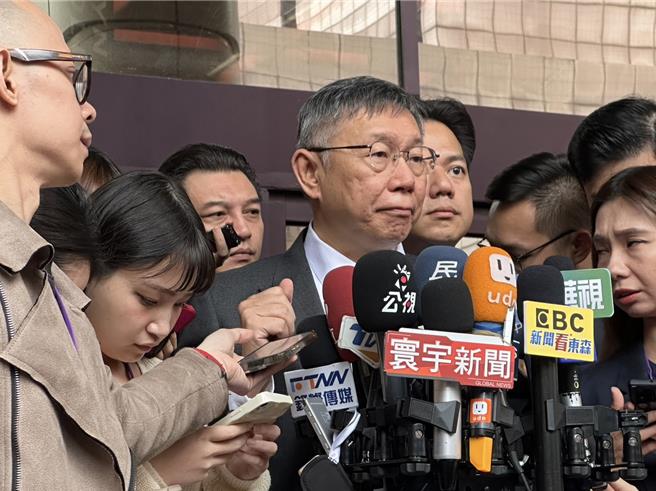 民眾黨總統參選人柯文哲。（楊亞璇攝）