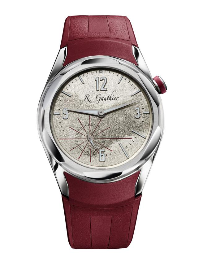 強調以手工打磨的C by Romain Gauthier Titanium Edition 5腕表，風格簡約、充滿美學品味， 限量38只，168萬元。（瑞博品提供）