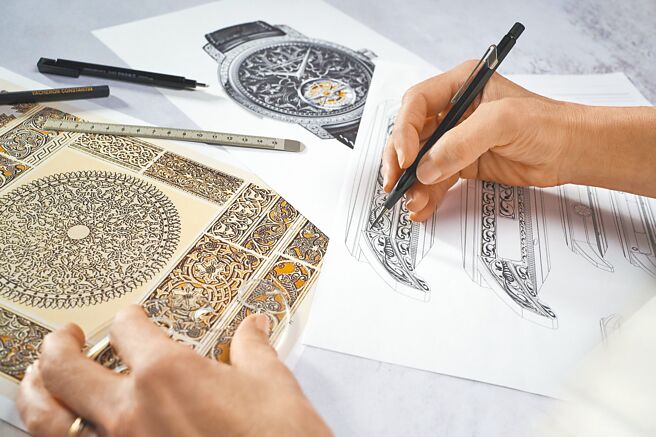 江诗丹顿的阁楼工匠大师透过多种工艺描绘古蹟建筑之美。（Vacheron Constantin提供）