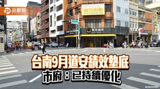 品觀點｜台南9月道安績效墊底 市府：已持續優化行穿設施
