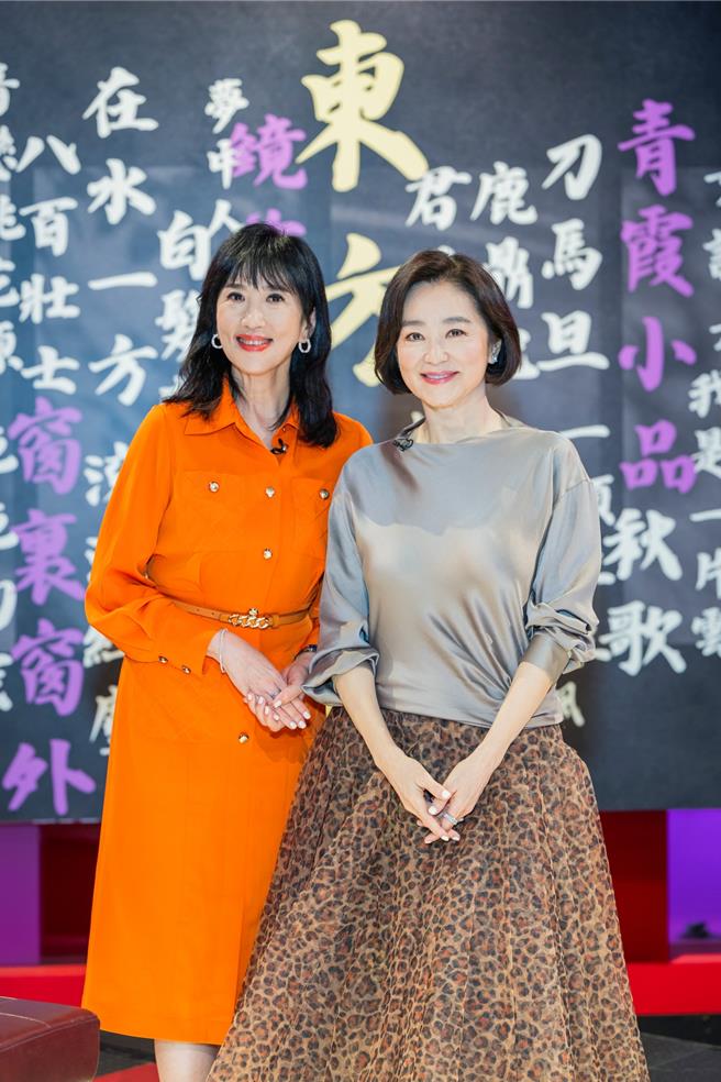 林青霞（右）二度接受方念華訪談。（TVBS提供）