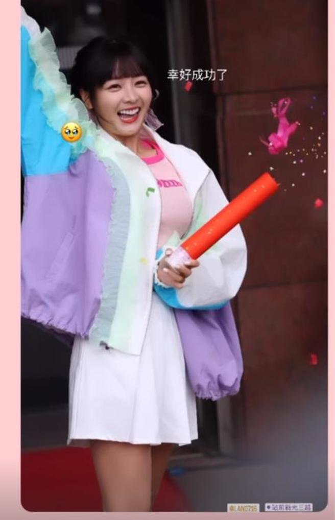 篮篮即使身体不适仍敬业上工。（图／篮篮IG）