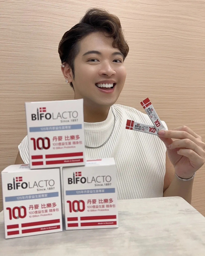 简丹不简单选择用丹麦Bifolacto比乐多益生菌帮助体内环保。（图／取自简丹不简单IG）