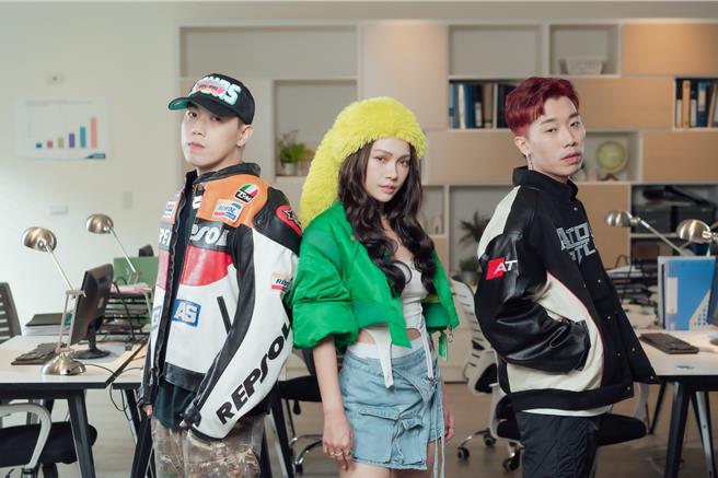 林采欣（中）新单曲描述遇到介入他人感情的小三。（顽欣大发娱乐提供）