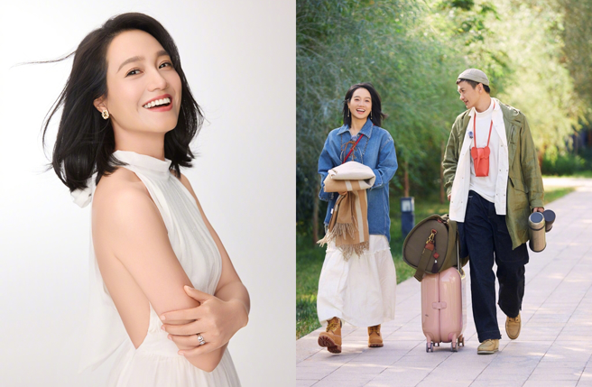 大陆知名主持人朱丹透露曾被骗当担保人，结果朋友付不出钱，让她背负巨债，当时老公周一围帮忙筹钱还债。（图／微博）