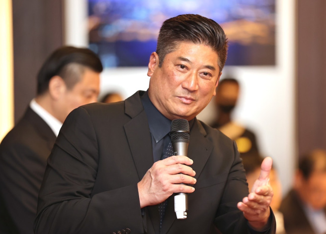 亚洲棒球总会会长暨中华棒协理事长辜仲谅于晚宴致词表示，极大荣幸邀请王贞治先生来台祝贺华人第一颗蛋的诞生。（图／中华棒协提供）