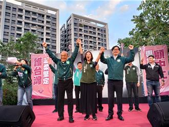 林靜儀競總成立 千人高喊「挺靜儀、破黑金」