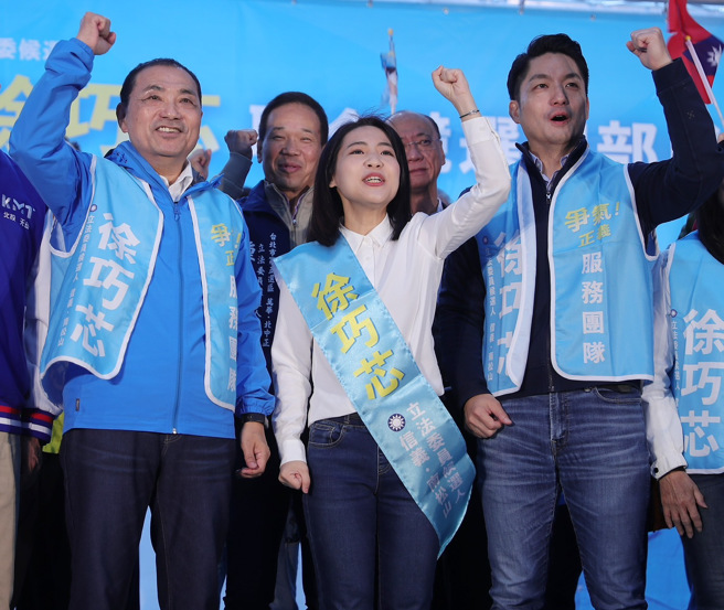 賴批侯友宜九二共識、服貿賣台！ 侯：賴台獨不照憲法才讓人民最害怕。（季志翔攝）