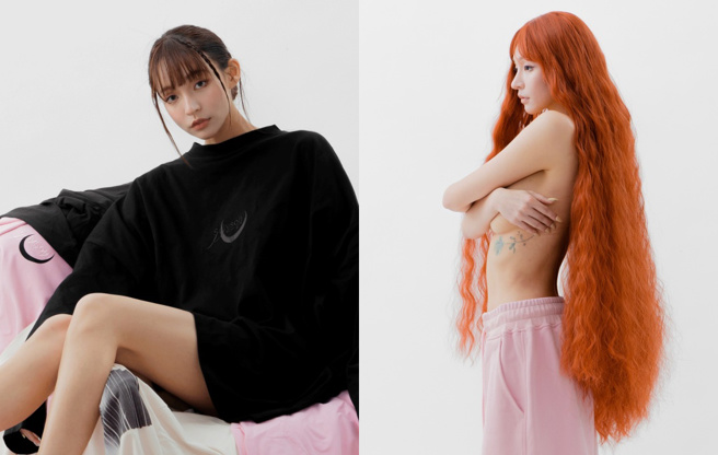 林襄联名衣一开卖就完售。（莉奈文创提供）