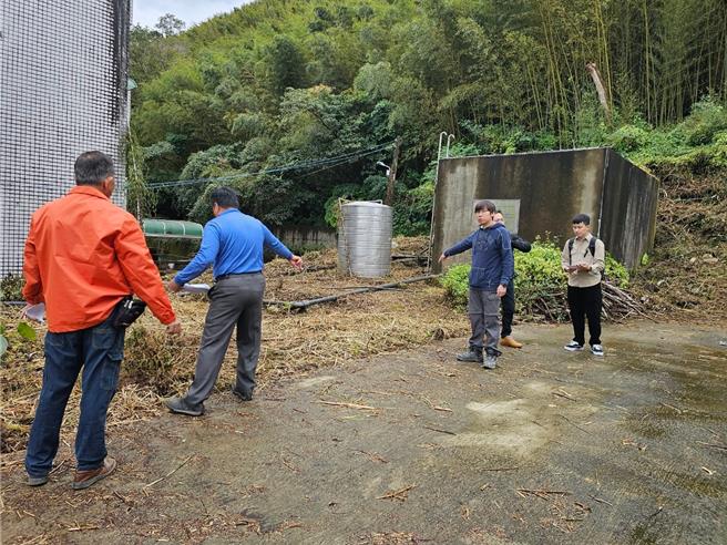 桃园市復兴区自来水普及率全市最低，目前使用的简易自来水系统若面临枯水期或恶劣天气易中断供应，桃园市长张善政指示新凿2处备用水井。（水务局提供／蔡明亘桃园传真）