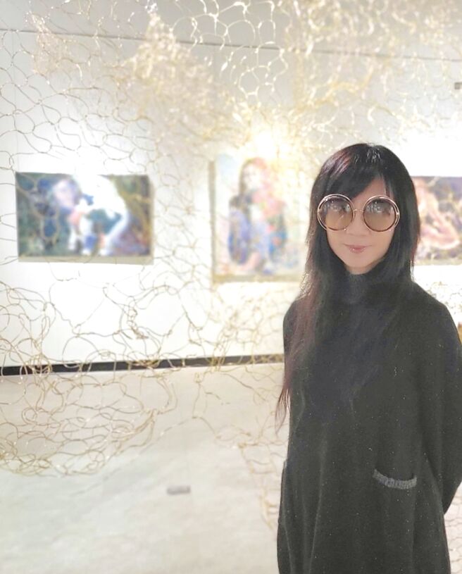 李昕「秋之翼」个展，圆山花博争艳馆展出中。图／李昕提供