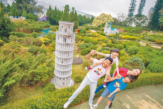 小人国拥有5大主题区，图为迷你欧洲区域 。（小人国提供）