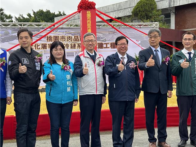 北台灣最大「桃園市肉品市場」3日動土改建，將導入冷鏈系統、接軌國際市場。(蔡依珍攝)