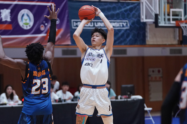 台湾体大郭俊言15分。（大专体总提供）