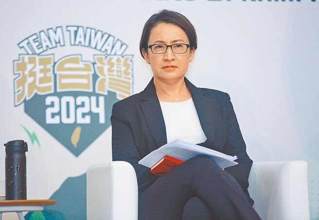 民进党副总统参选人萧美琴。（张铠乙摄）