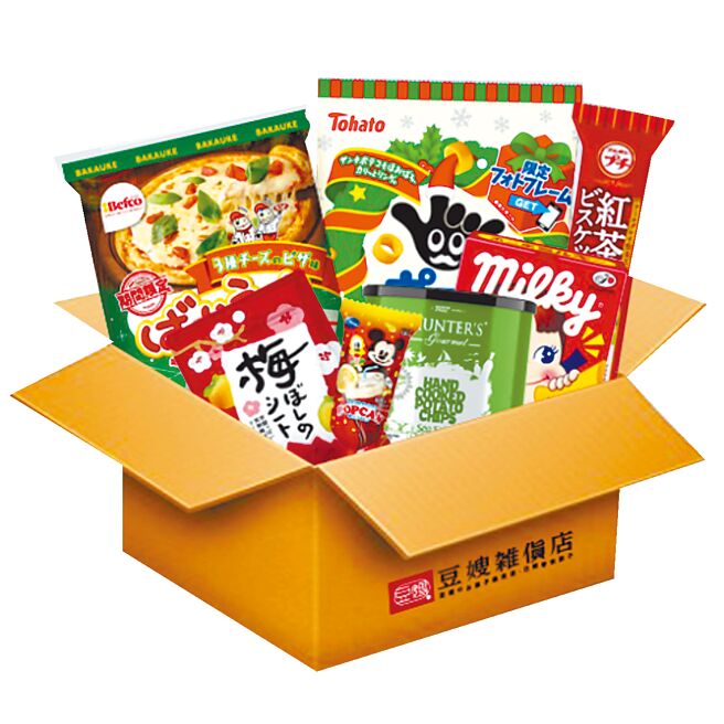 樂天市場日本零食福箱，特價299元。（樂天市場提供）