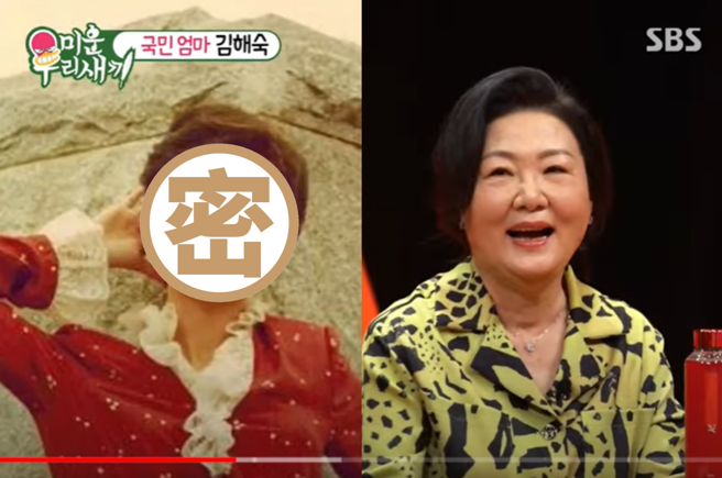 女星金海淑曝光40年前舊照。（圖/翻攝SBS YouTube）