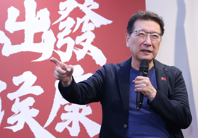 赵少康批柯文哲是破坏者不是建设者。(陈俊吉摄)