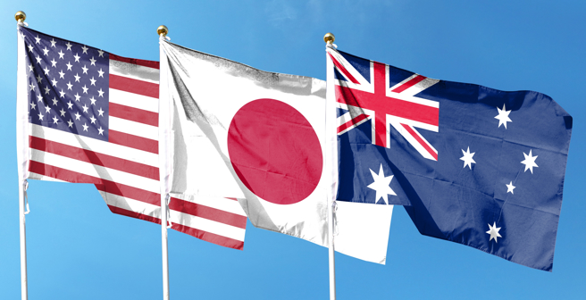 澳洲國防部今表示，國軍將領本月首度參與「山櫻」美日聯合軍演。這也將是美、日、澳在支持穩定與繁榮的印太地區合作的重要一步。（示意圖／Shutterstock）