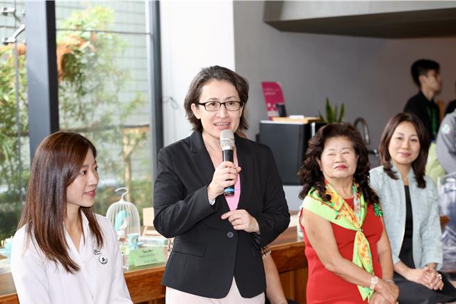 民进党副总统参选人萧美琴。（赖清德竞选办公室提供）