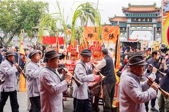 竹縣義民廟235週年慶成圓醮 神豬神羊獻供陣頭輪番上陣