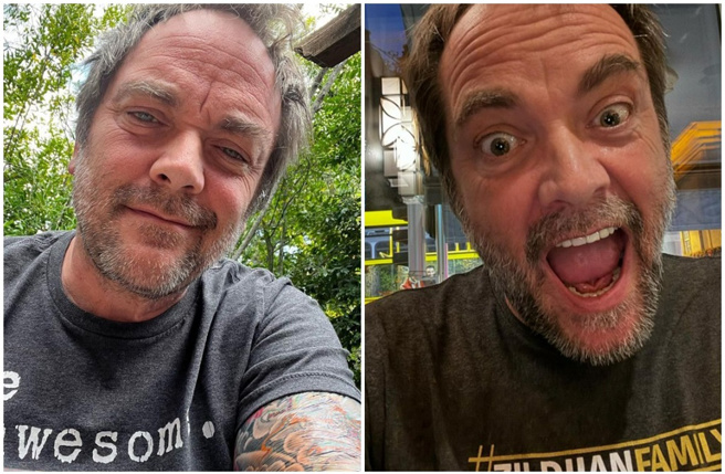 英国资深男演员马克歷经多次心臟病发后，都奇蹟式挽回性命。（图／realmarksheppard IG）