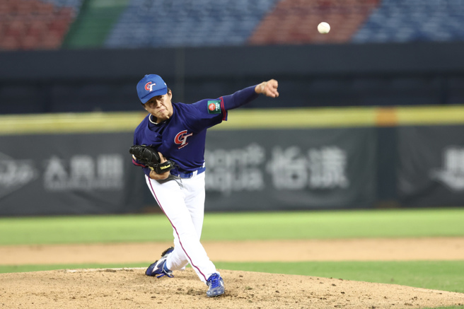 中华队先发投手张景淯。（中华棒协提供）
