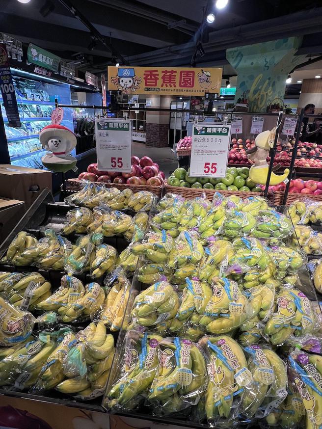 全联香蕉产品年销售可达10亿元。（吴奕萱摄）