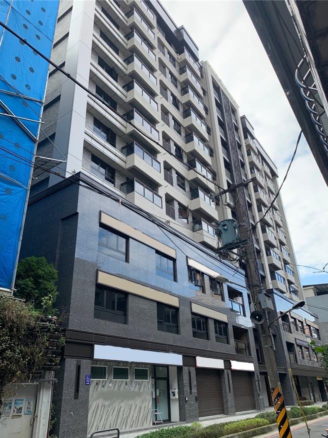 新店寶強段危老案申請基地退縮建築的容積獎勵。（新北市都更處提供／呂健豪新北傳真）