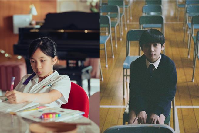 林品彤（左）跟黄梓乐两位小演员的表现，都将在8日登上大银幕。（CATCHPLAY提供／光年映画提供）