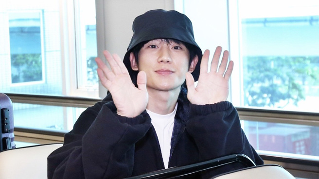 丁海寅遭爆料是酒店常客。（范揚光攝）