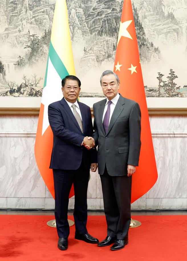 王毅会见缅甸副总理兼外长丹穗吁彻底剷除网赌电诈毒瘤。（大陆外交部）