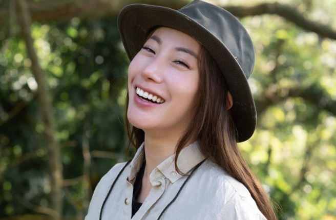 「登山女神」曾格尔卷入不伦恋。(图／曾格尔 Grace Tseng脸书)