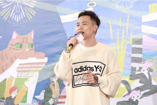 萧秉治今出席高雄跨年卡司记者会。（民视提供）