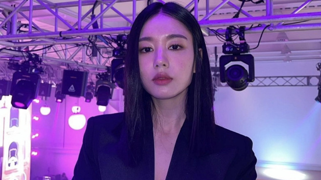 韓國女星安恩真回應在青龍獎走光事件。（圖／安恩真Instagram）