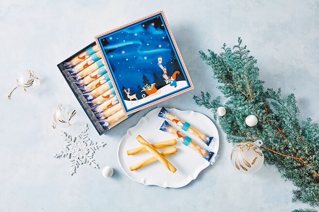 新光三越YOKUMOKU耶诞限定原味雪茄蛋卷20入，980元。（新光三越提供）