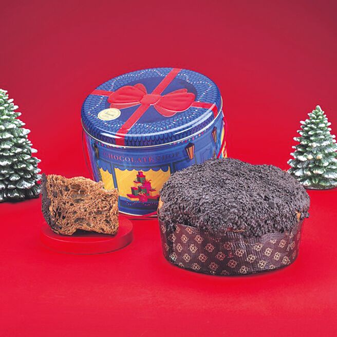 SOGO復兴馆Venchi Chocoviar耶诞麵包，3180元，限量30个。（SOGO提供）