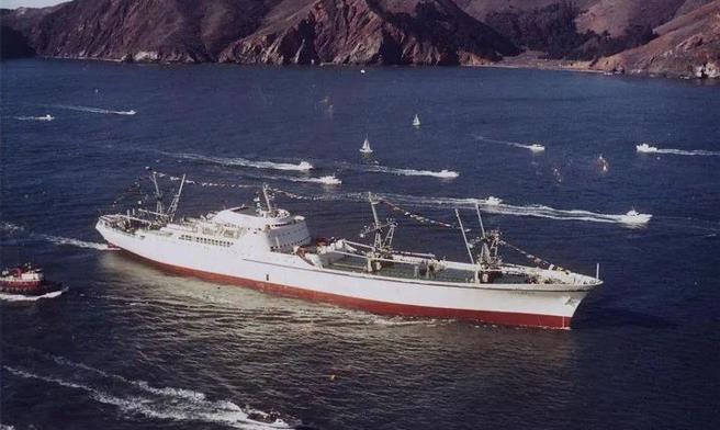 美国为建造核航母打造的核动力验证船萨凡纳号货轮。（图／Wikipedia）