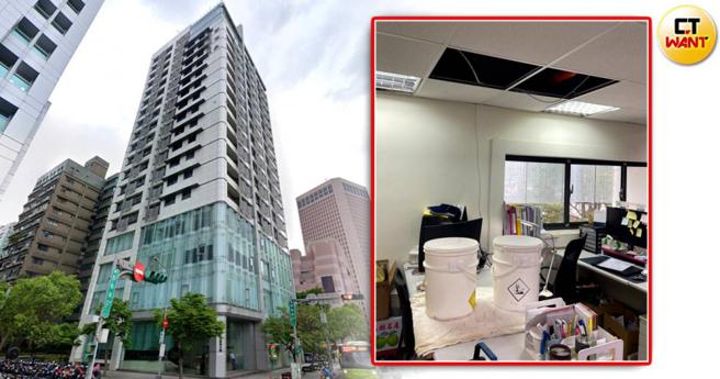 北市信义区紧邻101大楼的豪宅日前遭控，新进驻的马光中医诊所于装潢期间，不慎打破消防洒水器，造成大淹水。（图／当事人提供、翻摄自Google Maps）