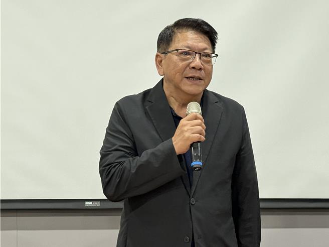 赖清德全国竞选总部总干事潘孟安向全体支持者信心喊话，2024选对的人、走对的路最为重要！(于家麒摄)