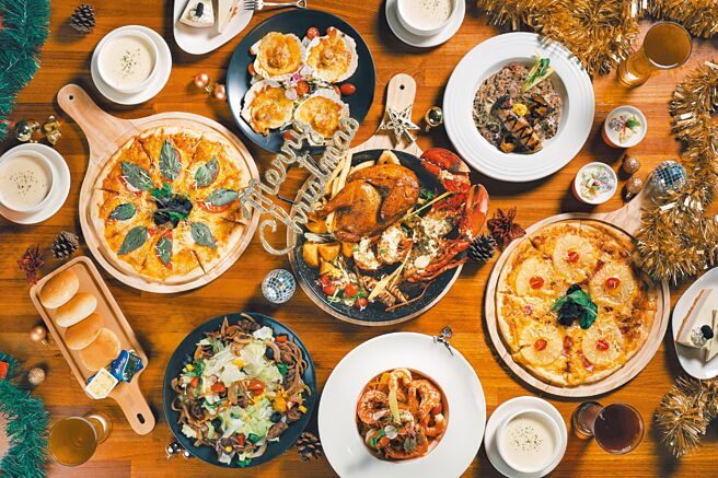 Global Mall南港车站店的Money Jump「圣诞4人套餐」，原价4480元、优惠价3980元。（Global Mall提供）（饮酒勿开车）