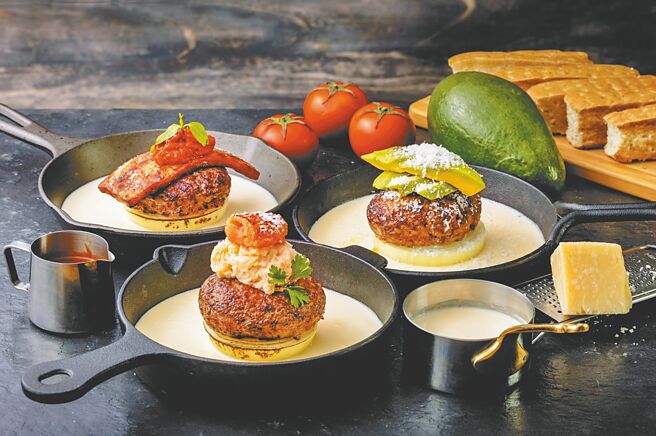 京站推荐顾客到BELLINI PASTA PASTA用餐时，可试试品牌携手MOLINO推出的3款限时汉堡排新品。（京站提供）