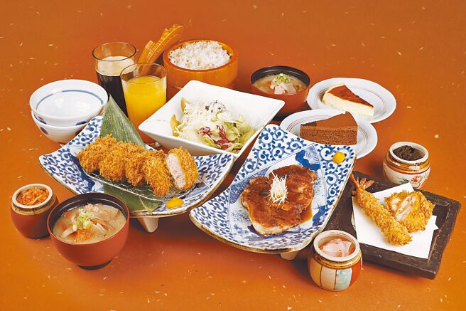 Global Mall南港车站店的静冈胜政日式猪排「圣诞双人套餐」，原价1130元、优惠价999元。（Global Mall提供）