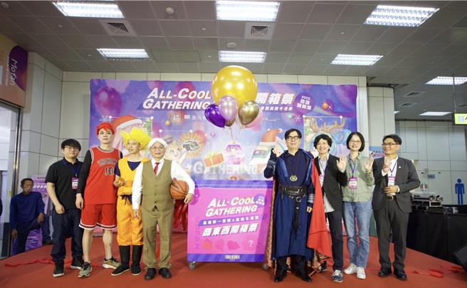 9日高雄捷运公司与墨凡《高雄駅一番街》R11商场、WS原动漫游携手合作，匯聚世代与ACG文化的精神，搭配高捷冬漫祭打造R11《高雄駅一番街》。（高捷公司提供／杨舒婷高雄传真）