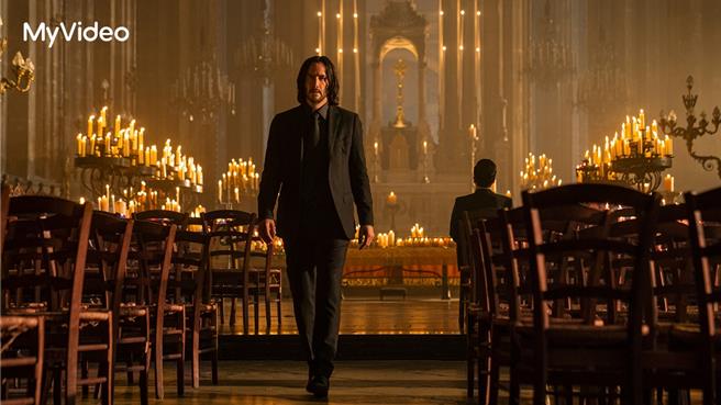 基努李维的「杀神」形象深植人心，还有歹徒想闯宅行窃。（MyVideo提供）