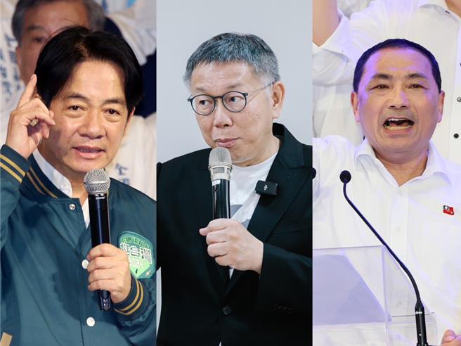 民眾党总统参选人柯文哲竞选总干事黄珊珊与民眾党副秘书长许甫今天下午在「KP TV」节目揭晓内参民调，赖萧配29.9％、侯赵配24.3％、柯吴配27.6％，强调柯赖在误差范围，呼吁支持者「心头抓乎定」。（本报资料照片）