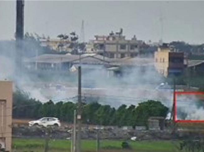 彰化县环保局因应空品变差启动紧急应变机制，7日以无人机及架设AI自动判烟系统等方式，并结合警、消加强取缔露天燃烧行为。（彰化县环保局提供／孙英哲彰化传真）