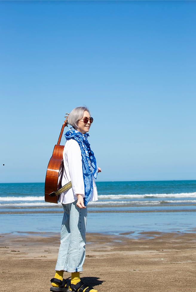 林秋离遗孀熊美玲以音乐诉说思念。（创客音乐工作室提供）